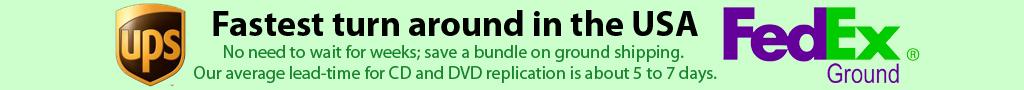 Fastest turn around for CD duplication